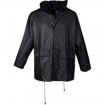 PU-Stretch-Regenjacke PJC schwarz 